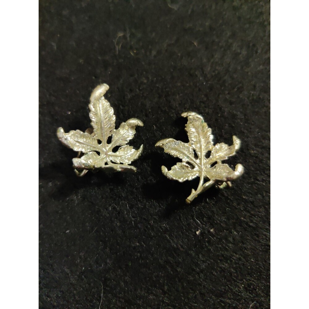Caro Leaf Clip On Earrings
